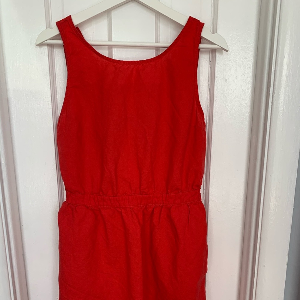 GAP Tie Back Linen Dress
